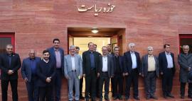 Zanjan’s parliament members meet IASBS’s Acting Head