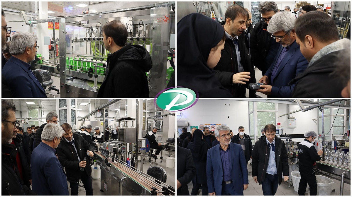 IASBS President visits Padideh Shimi Gharn Company