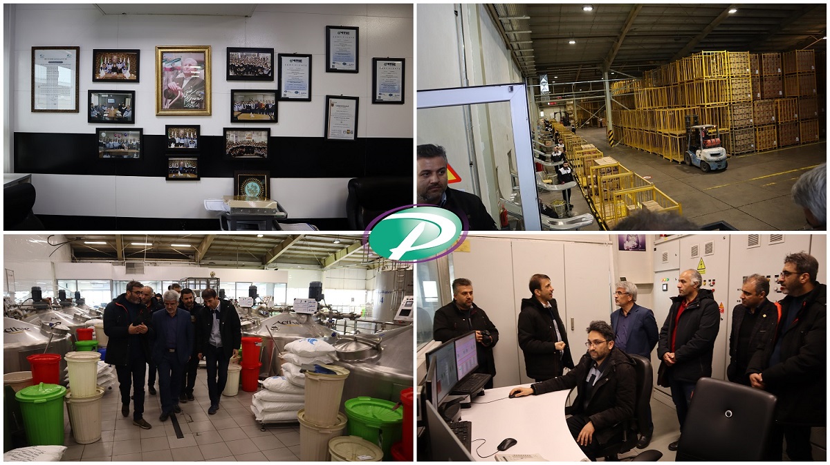 IASBS President visits Padideh Shimi Gharn Company