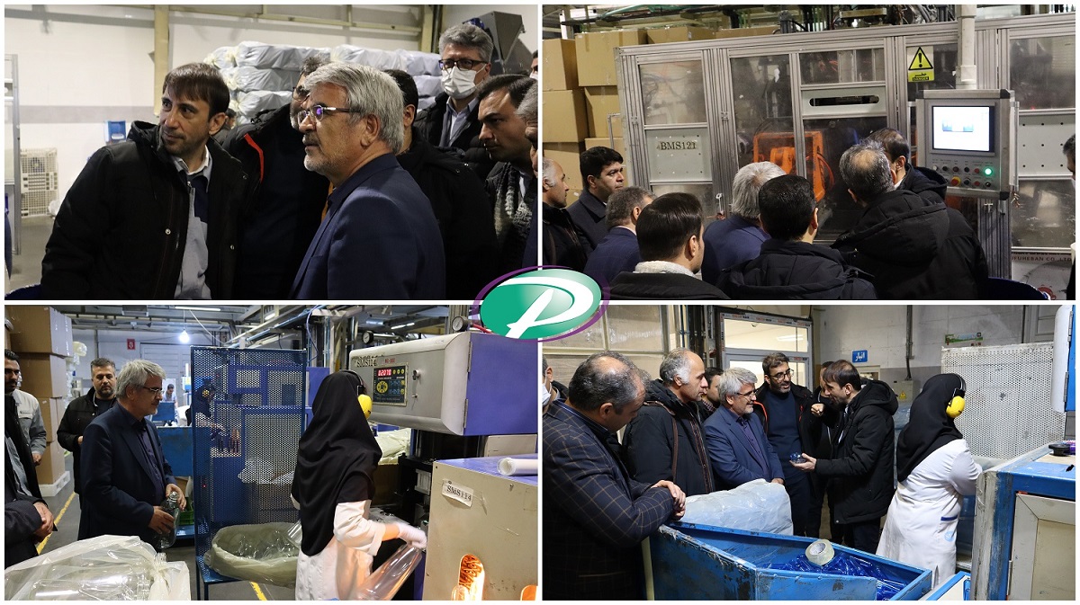 IASBS President visits Padideh Shimi Gharn Company