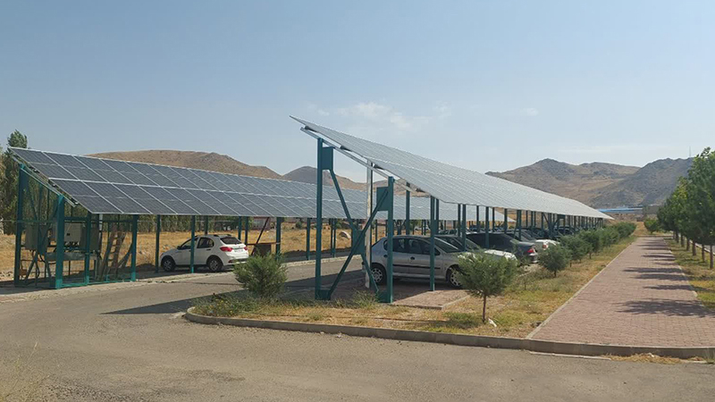 115-kW solar power plant at IASBS connected to national electricity grid