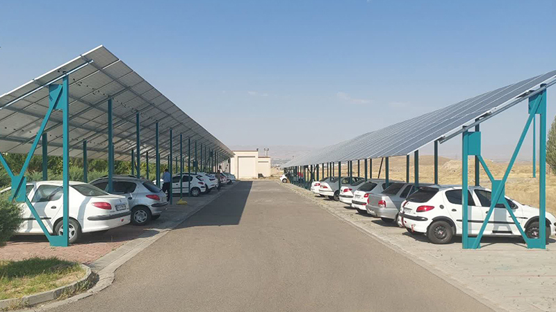 115-kW solar power plant at IASBS connected to national electricity grid