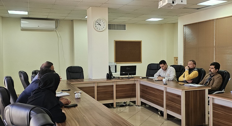 Meeting of Earth Sciences faculty with representatives of Zanjan Province Water and Wastewater Company