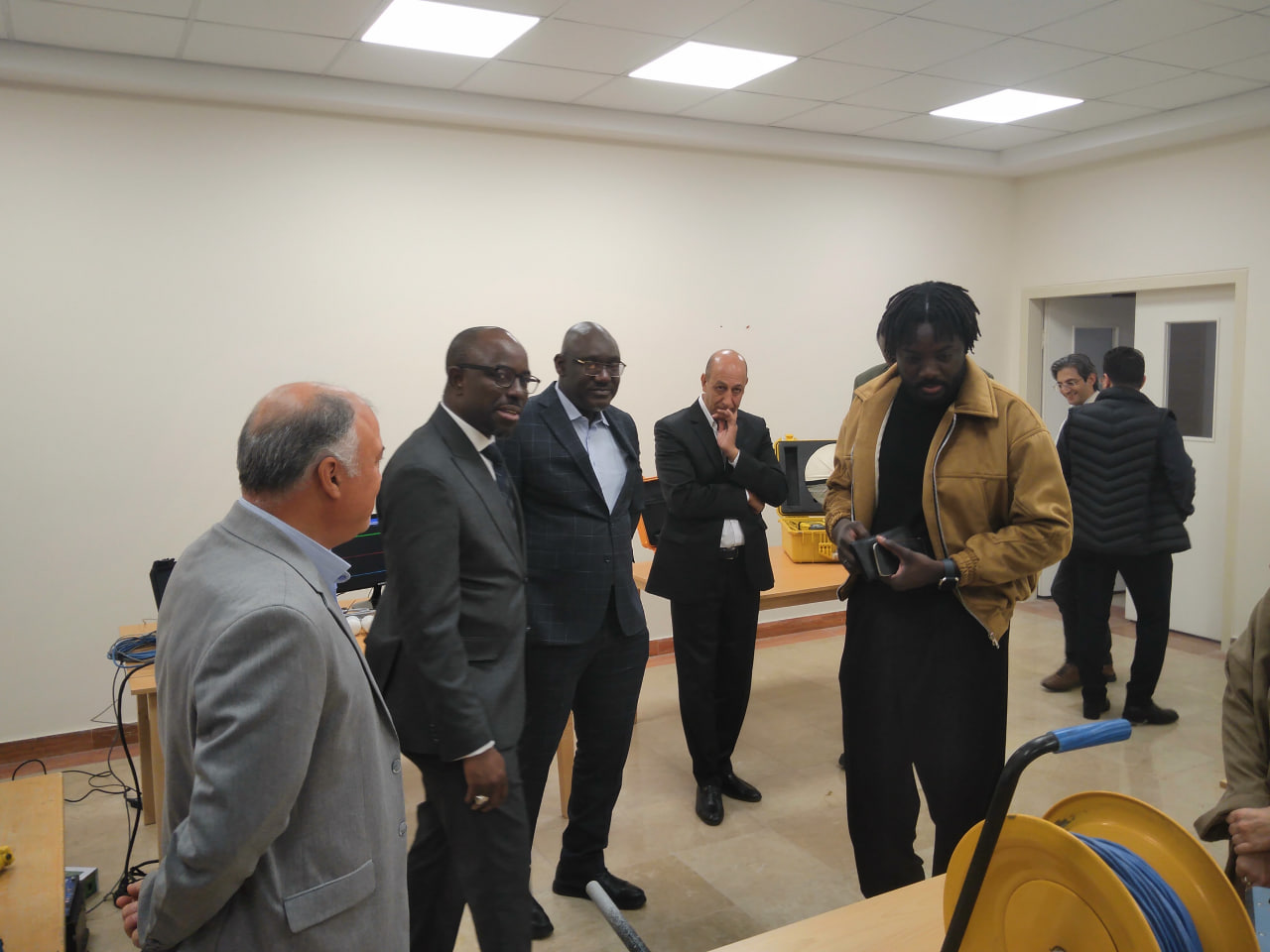 Senegalese Ambassador visits IASBS Earth Sciences Department