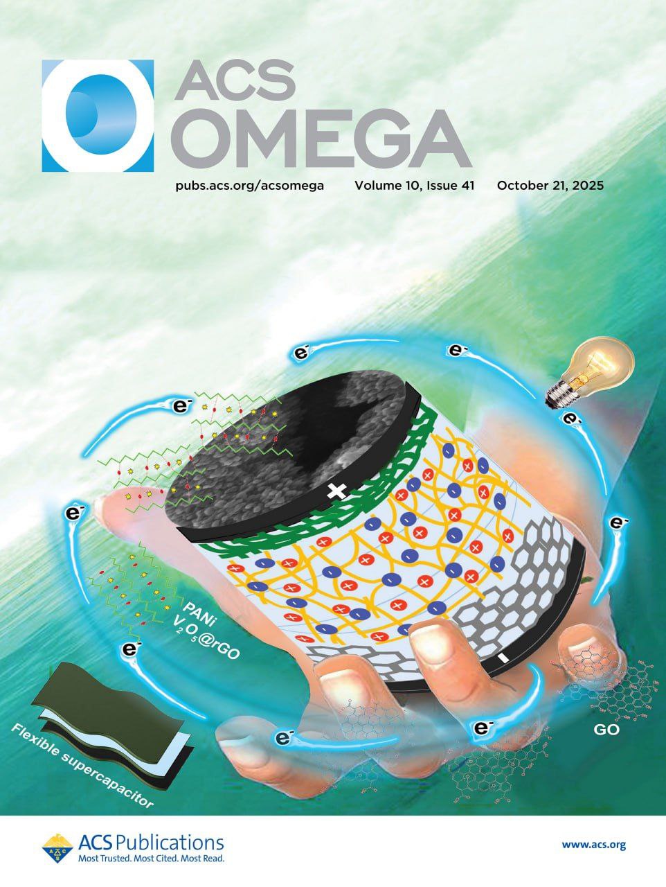  ابرخازن انعطاف‌پذیر محقق جوان، روی جلد مجله معتبر جهان