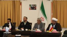 Zanjan’s Provincial Police Commander and delegation meet IASBS President and university leadership