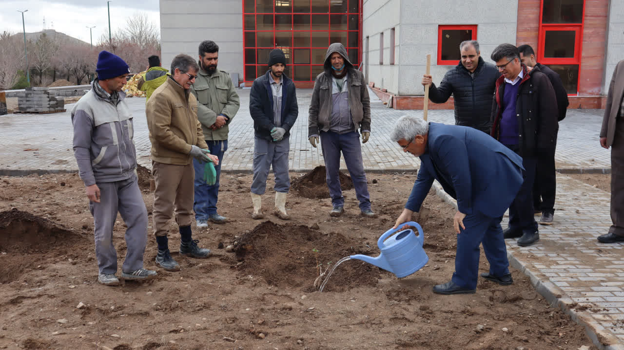 IASBS holds sapling planting ceremony in memory of country's student martyrs