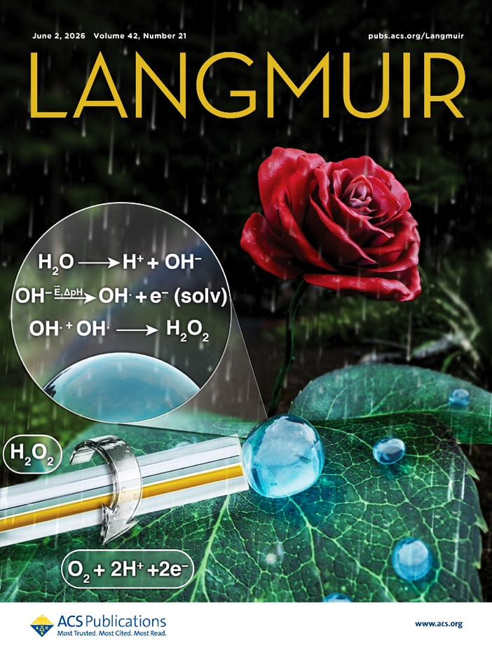 An article from Dr Amir Hatami&rsquo;s research group at Chemistry Department selected as cover feature of prestigious journal Langmuir, published by American Chemical Society (ACS)