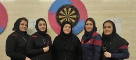 IASBS staff come first in Women’s Teams Darts Competitions in Zanjaan Province