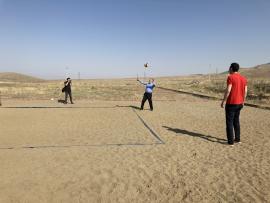 IASBS Sand Volleyball Court opened north of New Gym