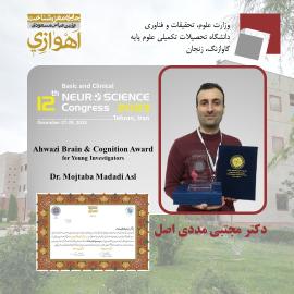 کسب جایزه مغز و شناخت اهوازی توسط دانش‌آموخته دکتری فیزیک دانشگاه 