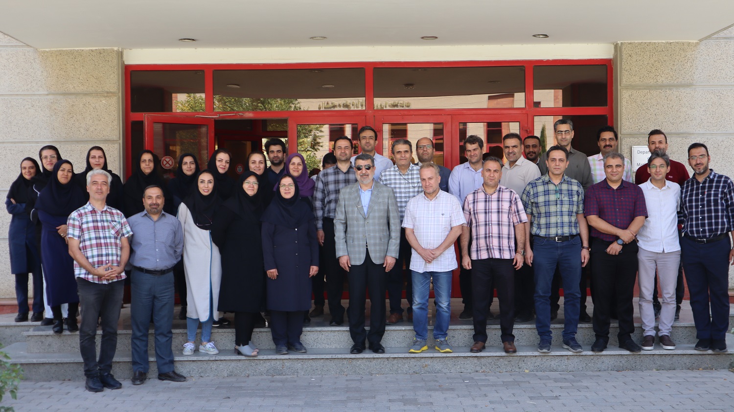 IASBS Board Members visit different administrative sections of the University