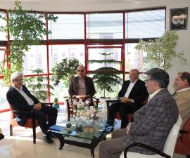 Zanjan trustees, and officials from Zanjan province’s MP’s office meet with IASBS’s Acting Head